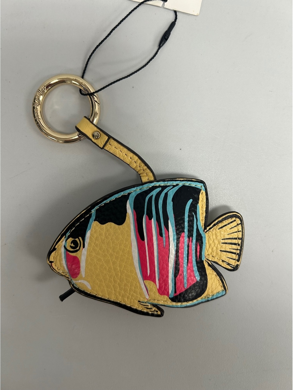 Vera Bradley Something's Fishy Bag Charm Keychain - Picture 2 of 6